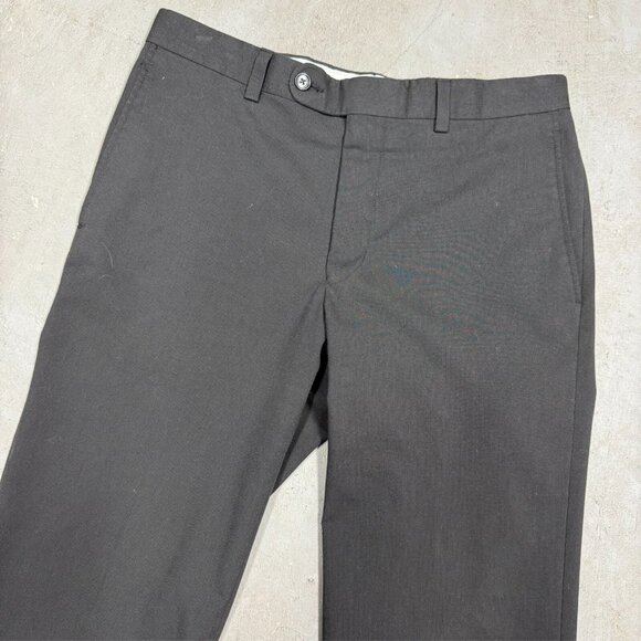 Jack Victor Harvard Corduroy Dress Pants Black Stretch 32x28 - Picture 3 of 8